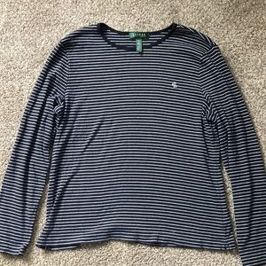 Black and white striped long sleeve
